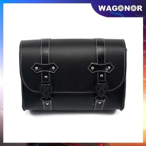 Motorcycle Saddlebag For Japan Motor Universal Motorcycle Saddlebag Model Side PU Leather Multi-functional Tail Bag