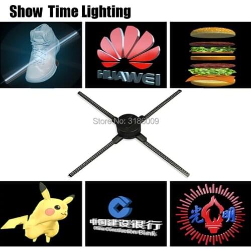 New Arrival Phone App Via Wifi Control 3D LED Holographic Fans Display Hologram Player Fan Unique Hologram Projector
