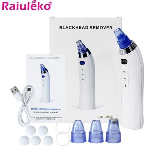 Pore Cleaner Blackhead Remover Vacuum Face Skin Care Suction Black head Black Dots Blackheads Pimples Removal Deep Cleaning Tool