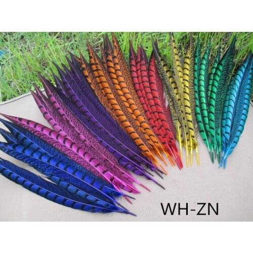 Wholesale 50 pc 11-13 inches / 28-33cm high quality natural pheasant feather, diy jewelry decoration