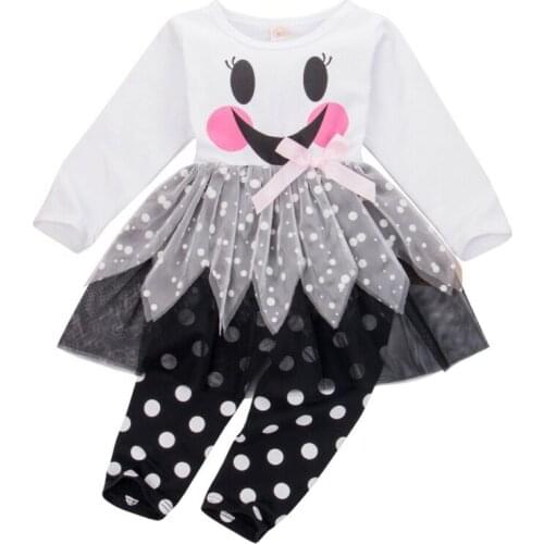 Autumn Winter Christmas Toddler Kids Baby Girls Snowman Long Sleeve Dress Tops Pants Xmas Outfit Clothes Sets