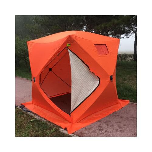 Ice fishing tent thickened 3-4 people ice fishing house plus cotton to keep warm winter fishing tent cold winter fishing supplie