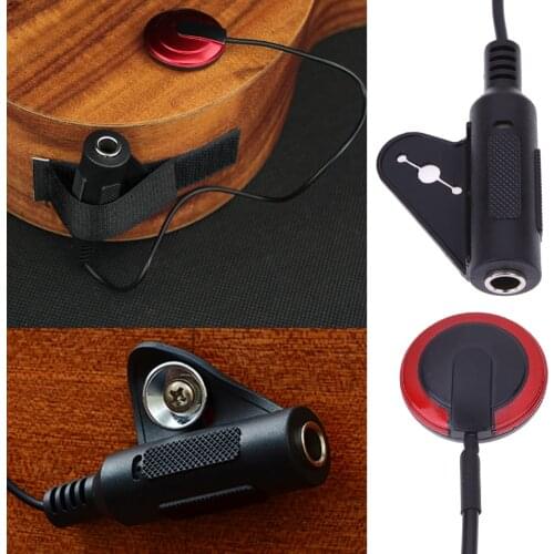 Durable Pickup New Piezo Contact Microphone Pickup For Classical Guitar Violin Banjo Mandolin Ukulel Musical Instruments Parts