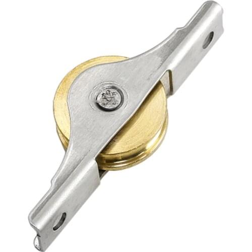 Wardrobe furniture caster cabinet sliding door window pulley nylon wheel closet drawer plastic steel door wheel