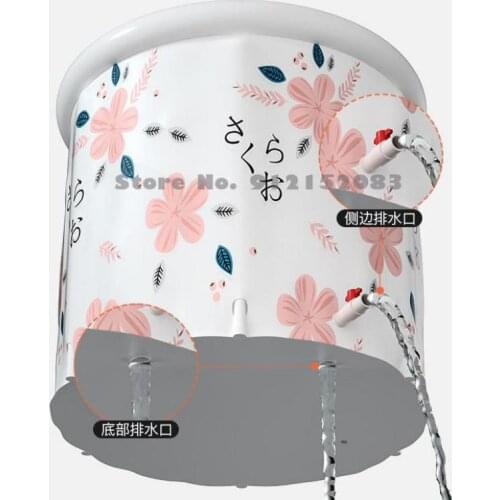 Foldable Bathtub Household Full Body Adult Bathtub Artifact Inflatable Bathtub Big Bathtub Winter Net Red Bubble Bathtub