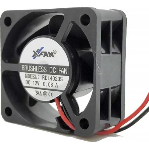 NEW 4020 12V Inverter Cooling Equipment Fan 4cm Rdl4020s Ultra Static Sound 0.06a 40X40X20MM