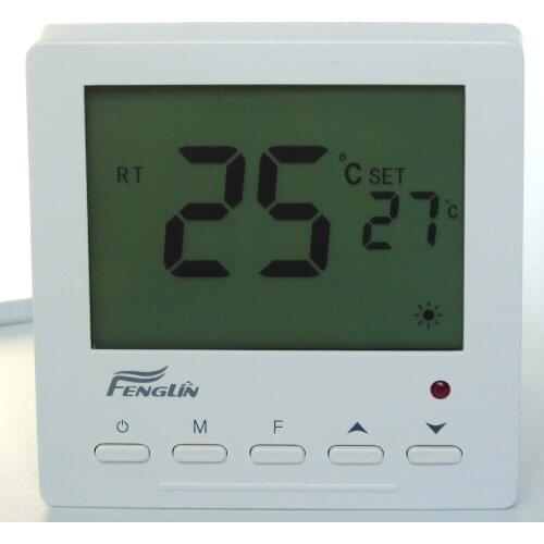 16A 4KW Embedded installation electric heating thermostat with Embedded installation