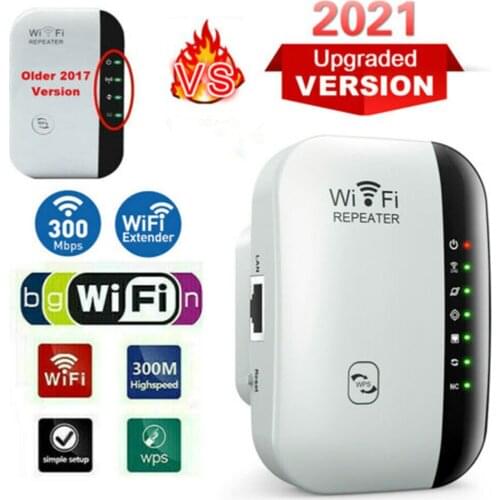 Wireless WiFi Repeater WiFi Extender 300Mbps Router WiFi Signal Amplifier Wi Fi Booster Long Range Wi-Fi Repeater Access Point