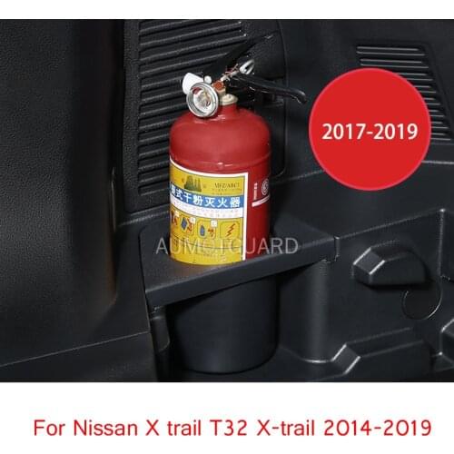 For Nissan X Trail T32 X-trail 2014-2019 Car Trunk Fire Extinguisher Fixed Bracket Fire Extinguisher Storage Box Storage Box