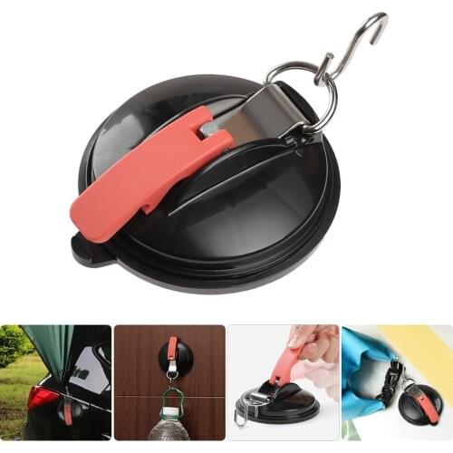 1 Pcs Suction Cup Anchor Heavy Duty Tie Down Car Mount Luggage Tarps Tents Anchor with Securing Hook Universal for Car Truck