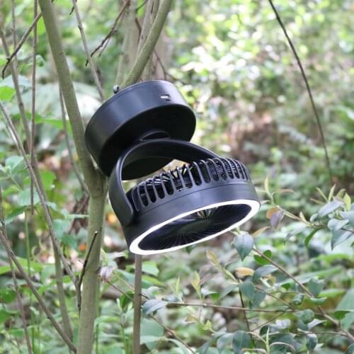 3 In 1 Portable Multi-use Mini Desk Fans Power bank Camping Lamp Lantern Tent Ceiling Fan Light