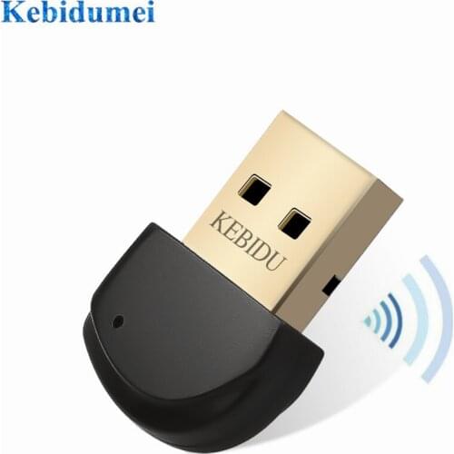 Kebidumei Wireless USB Dongle Bluetooth Adapter Receiver Mini USB Bluetooth 5.0 Receiver for Computer PC Wireless Mouse