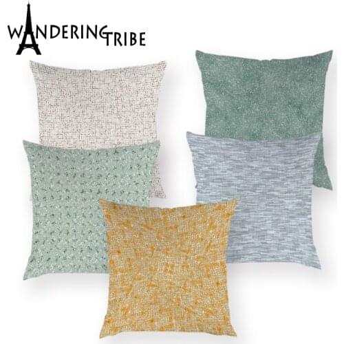 Camouflage Geometric Print 45*45Cm Cover For Pillow Pillowcases Sofa Cushions Personalized Gift Dark Sofa Car Fundas De Cojin