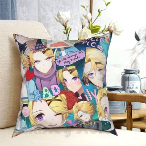 Mystic Messenger-Yoosung Pillow Case Printed Home Soft DIY Pillow cover Mystic Messenger Yoosung Kim Game Otome