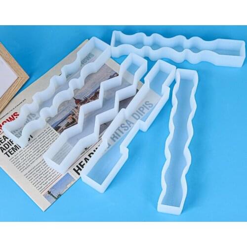 New transparent silicone mold Long Candle Silicone Mold Charms Pendant Silicone Resin Mold For Fashion Jewelry Making Finding