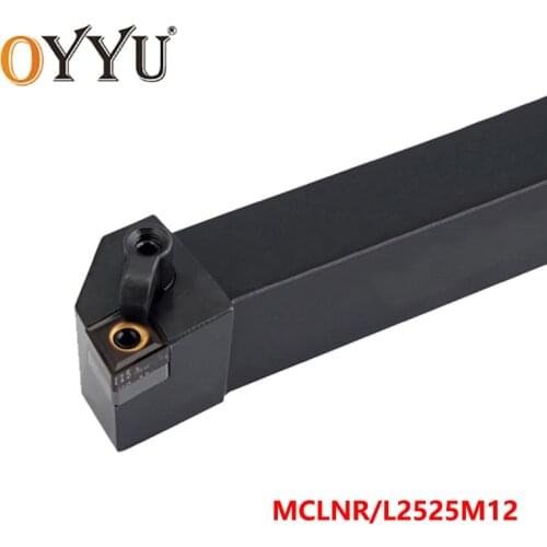 OYYU MCLNR2525M12 MCLNL2525M12 25*25 High Quality Tool Holder CNC MCLNR 2525 MCLNL Turning Lathe Tools Shank use CNMG12 Inserts