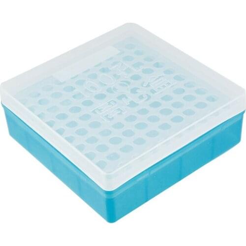 Plastic Square 100 Positions Laboratory 1.5ml Centrifuge Tube Case Box