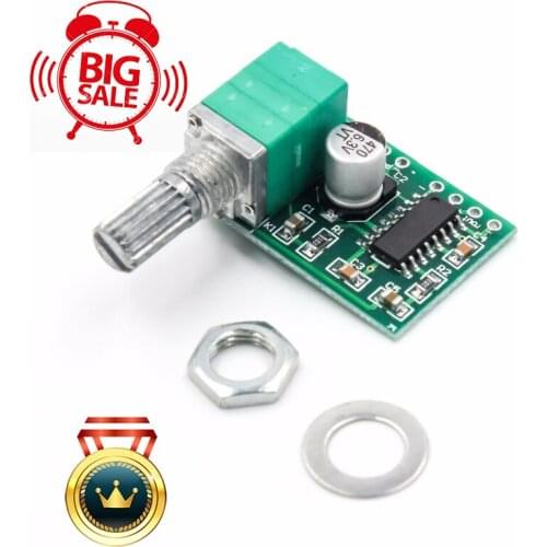 1PCS PAM8403 Super Mini Digital Power Amplifier Board Miniature Class Amplifier Board 2 * 3 W High DC 5V USB