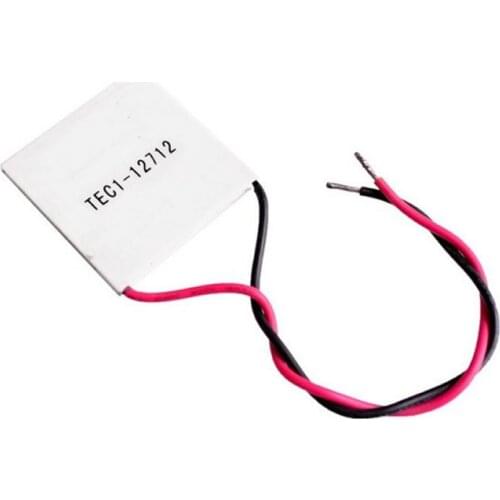 Semiconductor refrigeration sheet TEC1-12712, 40*40*3.3mm 114W high power 12V 12A liquid cooling thermostat cooling