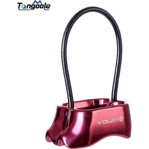 Professional Rappel ATC Belay Device Aluminum 25KN Descender Outdoor Camping & Hiking Rock Climbing Equipment