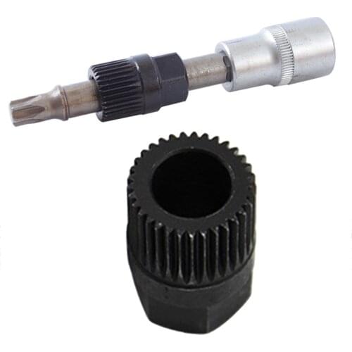 33 Spline Alternator Clutch Free Wheel Pulley Removal Tools High Strength for Removal and Installation of Pulley with Free-wheel