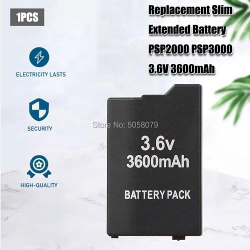 1PC 3600mAh Replacement Battery for Sony PSP2000 PSP3000 PSP 2000 PSP 3000 Gamepad for PlayStation Portable Controller