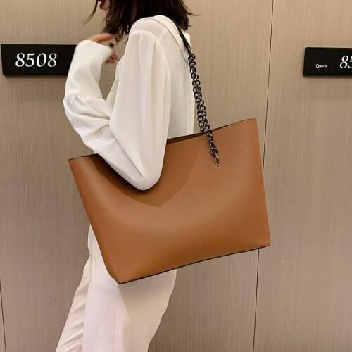 Large Capacity Tote Bag Sac A Main Casual Handbags Women Bags Designer Chain Shoulder Bag Famous Brand Leather Ladies Handbag