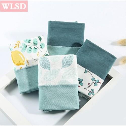 Women Panties Lady Cotton Underwear Female breathable Seamless High Waist Briefs For Women Cute Sexy Lingeries Intimates