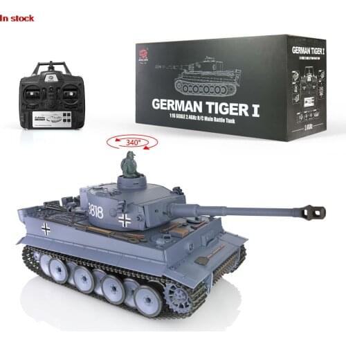 1/16 Heng Long 7.0 Plastic Ver German Tiger I RC Tank 3818 TH17246-SMT4