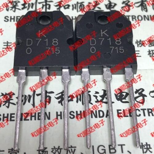 10pcs/lot D718 2SD718 brand new spot TO-3P 120V 8A large amount