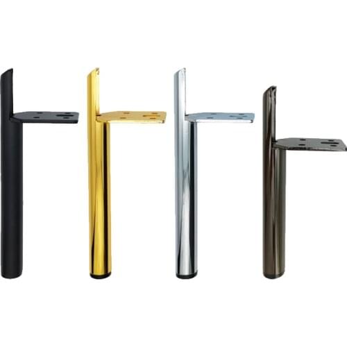 4PCS Metal Furniture Anti-vibration Legs Sofa Table Extender Support Stand Legs For Bed Frame Protector TV Cabinet Feet