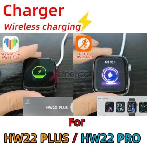 Smartwatch Wireless charger For HW22plus HW22pro smart watch HW22 plus HW22 pro Watches USB Power cable Magnetic charging reloj