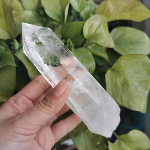360g Natural clear Quartz Point Healing Crystal Stone Transparent crystal tower