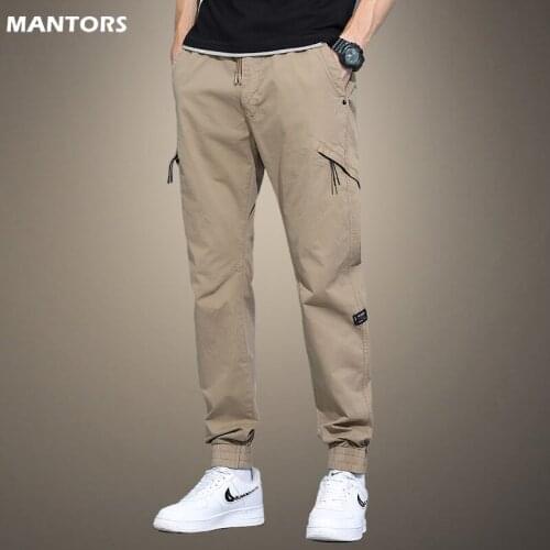 Cargo Pants Men 2021 Hip Hop Streetwear Jogger Pant Fashion Trousers Drawstring Ankle Length Casual Sweatpants Men Pants New