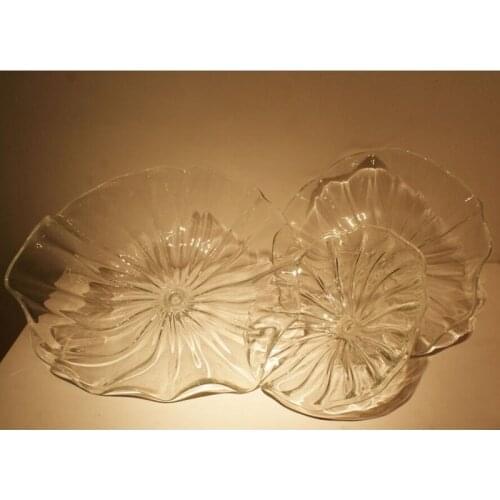 Elegant Wedding Wall Decorations Blown Glass Wall Art Custom Made Plates