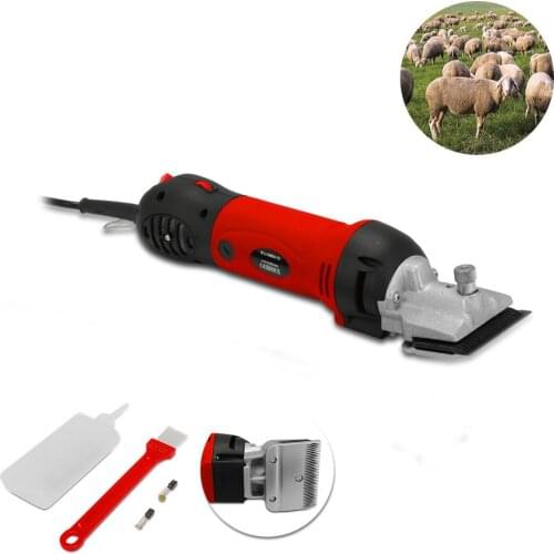 690W Electric Horse Hair Clipper Farm Animal Shearing Trimmer Shaver Cut Machine for Camel Cow Horse Goat w/Box
