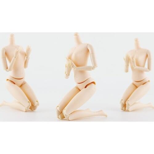 1/6 26cm Fashion BJD Doll 20 Movable Joints Female Body White Skin Princess Naked Dolls Accessories Best Gifts Toy For Girls