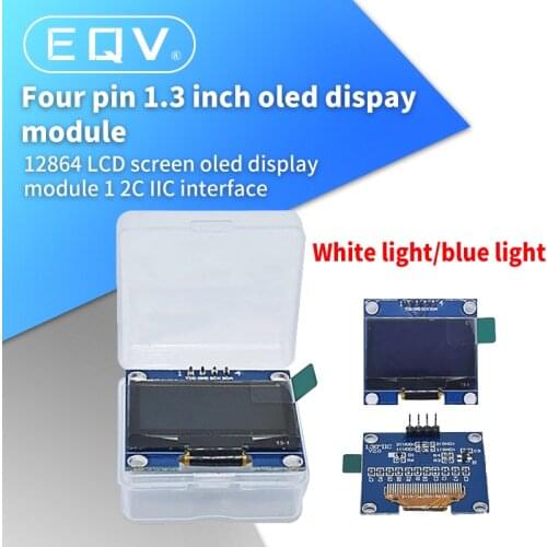 1.3 inch oled IIC Serial White Blue OLED Display Module 128X64 I2C SSD1306 12864 LCD Screen Board VDD GND SCK SDA for Arduino