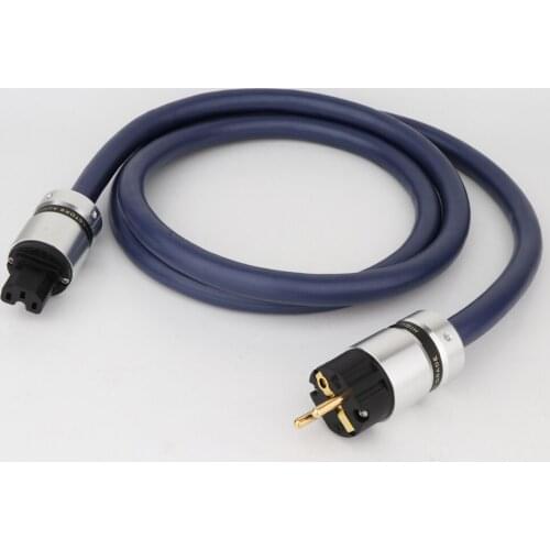 Monosaudio P902 OFC Pure Copper AC Power Cable Schuko Audio Power Supply Gold Plated EU Power Connector