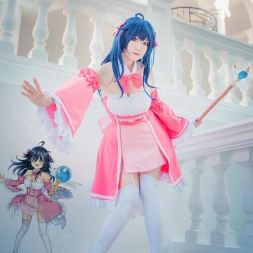 Netoge No Yome Wa Onnanoko Ja Nai To Omotta? Cosplay Costumes Tamaki Ako Fancy Party Dress Pastor Full Outfit for Halloween