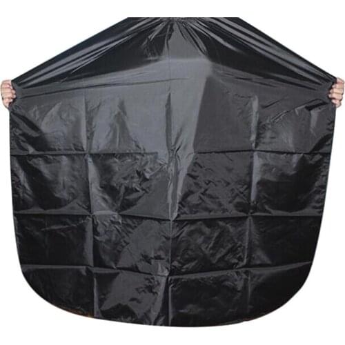 Hairdressing Cape Barbers Cloth Wrap Hair Cutting Cape Pro Salon Hairdressing Hairdresser Gown Apron Barbers Solid Black