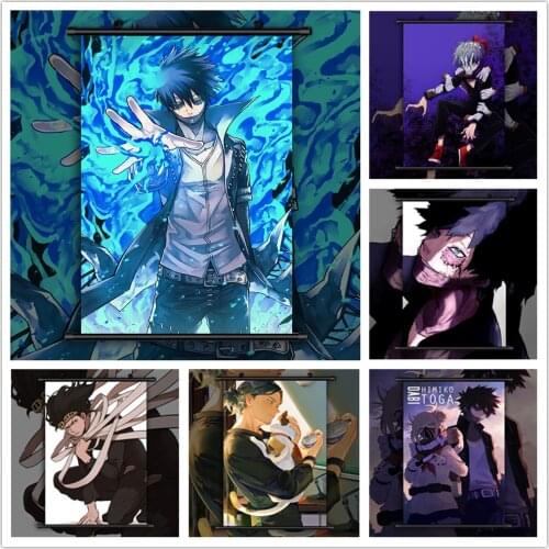 Boku no Hero Academia Aizawa Shouta Dabi HD Print Wall Poster Scroll