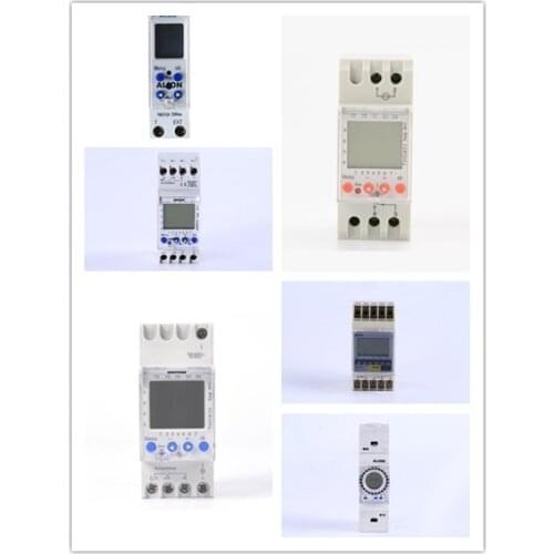 Program Automatic DIN Rail LCD Display Digital Timer Switch AHC808 AHC811 AHC812 AHC822 AHC810 AHC8A AHC840
