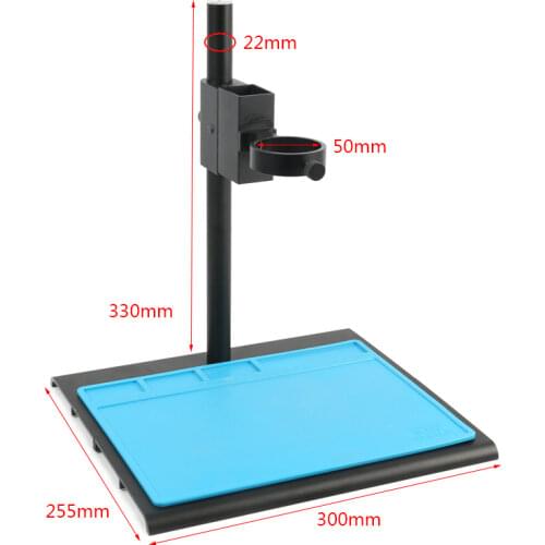 Aluminum Alloy Adjustable Focusing Bracket Focusing Holder Table Stand 40mm 50mm For Digital HDMI USB Video Microscope Camera