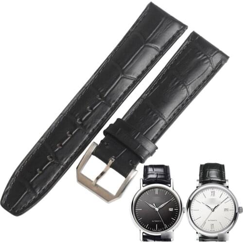WENTULA watch band for IWC Portugieser portofino family Genuine Leather calf-leather band IW356501 IW356305 IW391007