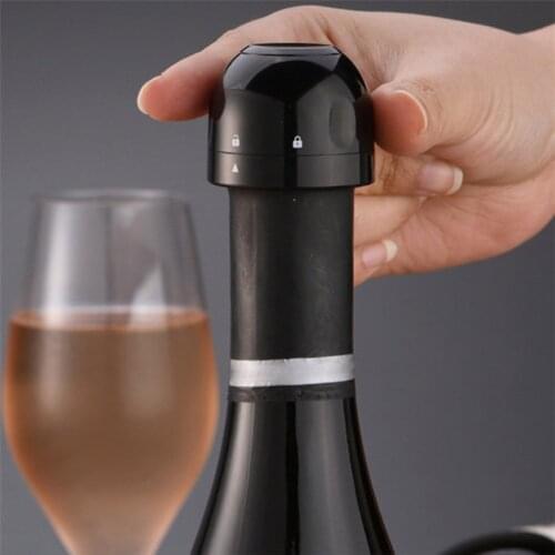 Bottle Beer Beverage Stopper Vacuum Wine Champagne Cap Silicone Sealer Retain Fresh Saver for Kitchen Bar Supplies