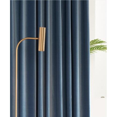 Light Luxury Thick Shading Velvet Curtain Retro American Nordic Living Room Bedroom Window Curtain
