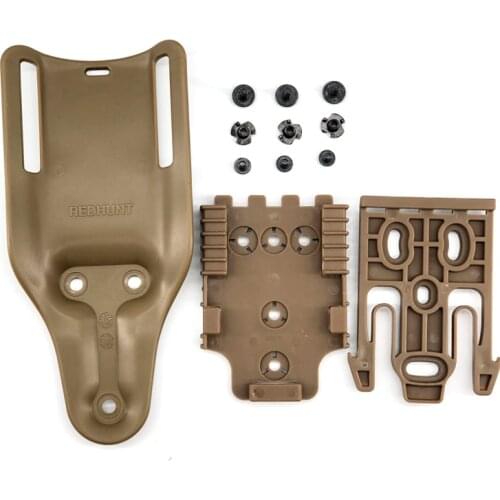 Tactical QLS 19 22 Quick Duty Holster Locking Fork System Military Gun Holster Belt Loop Adapter Accessories Universal Holster