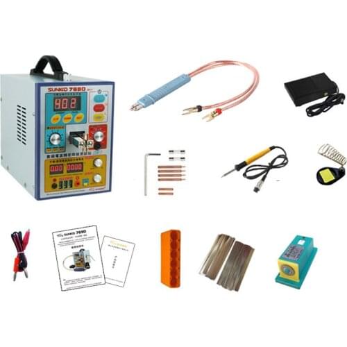 Sunkko 769D spot welder 3.2Kw automatic pulse spot welder lithium battery with 71A welding pen