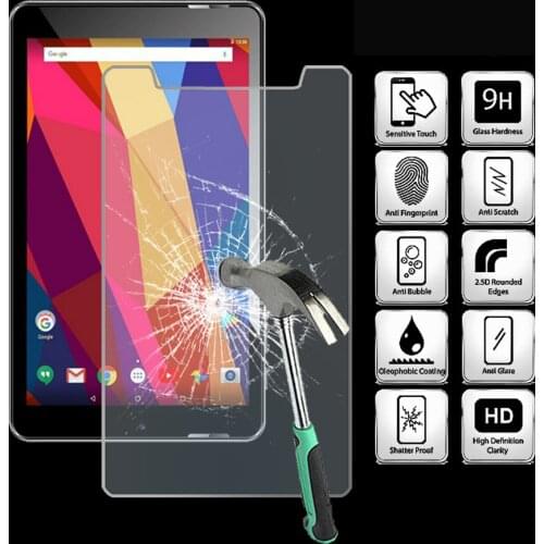 For Argos Alba 8 Inch Tablet Ultra Clear Tempered Glass Screen Protector Anti-friction Proective Film